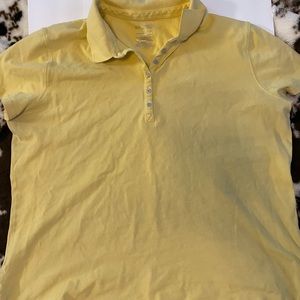 St. Johns Bay yellow basic work polo XL